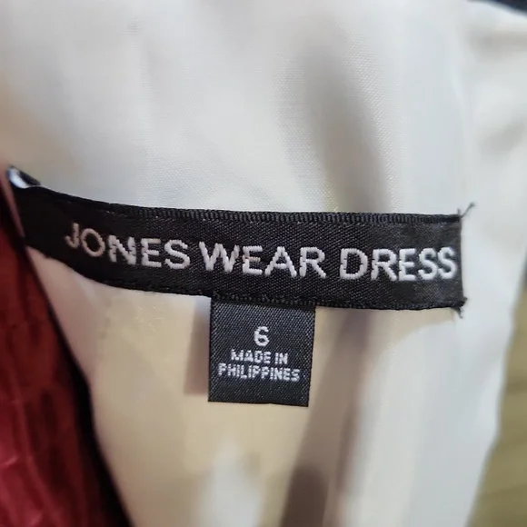 Jones Wear Dress SZ 6 Black/White Dress - Picture 8 of 11